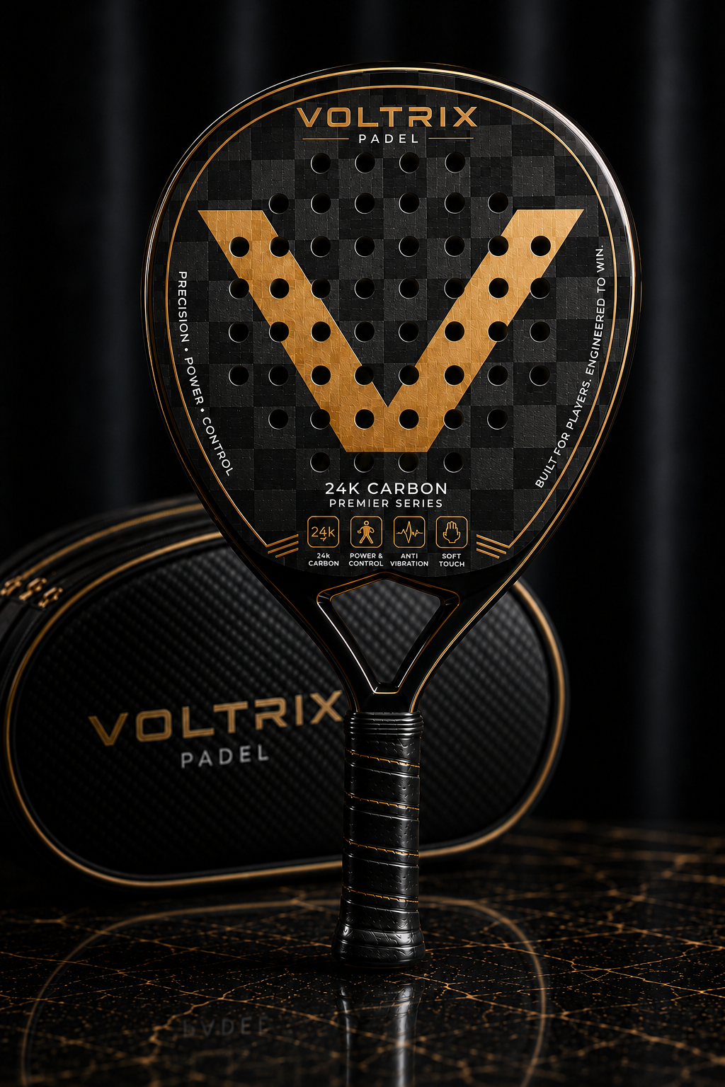 VOLTRIX 24K Carbon Premier Series racket